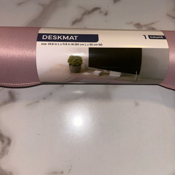 Sleek Pink Rose Desk Mat - Picture 4 of 5